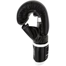 Рукавиці боксерські Power Play 3025, Black/White - S - мініатюра 3
