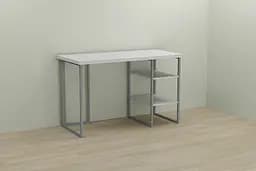 Компьютерный стол Ferrum-decor Кевин 75x120x70 серый ДСП Белый 32мм (FRD-101752)