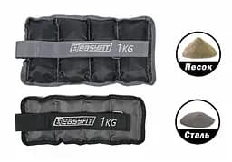 Обтяжувачі для ніг та рук з металом Metal 1 кг (пара) EasyFit fit0024838 - мініатюра 4