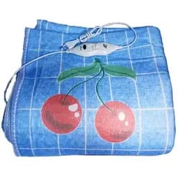 Електропростирадло з підігрівом Domotec з поліестеру автовідключення 150*160 см Вишня 124 Вт