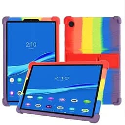 Чехол для планшета Samsung Galaxy Tab A9 Plus SM-X210 SM-X216B противоударный силиконовый Радуга