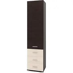 Шафа-пенал з ящиками Еверест Бриз-17 венге/дуб молочний (EVR-2273)