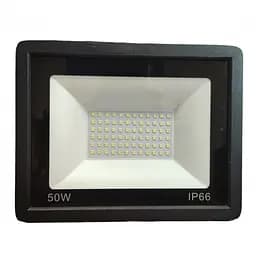 Світлодіодний вуличний квадратний прожектор Flood Light 50W 6500К 220V IP66 - мініатюра 2