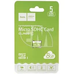 Карта пам'яті Hoco microSDHC Class 10 - 8GB без адаптера Green - мініатюра 2