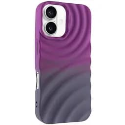 Чохол Epik TPU ColorWave для Apple iPhone 16, 6.1 Purple/Gray