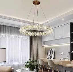 Підвісна люстра ALMA з скляними палочками Ø 60 см | Арт. NO 4-600 AB | Line F