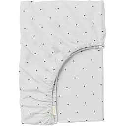 Простирадло Cosas на резинці 90х200 mini dots cs1, сірий (DotsGreyGrey_90x200x20)