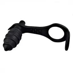 Вібромасажер для анальної стимуляції та масажу простати з 10 режимами Чорний K000696