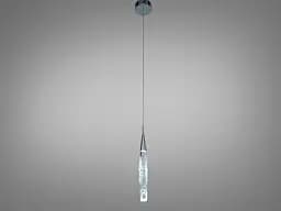 Подвес LED Diasha J2502-1HR Ice Glass хром 4 Вт 220 лм