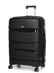 Валіза велика L поліпропілен Worldline Airtex 283 74,5×49×32см 120л Чорний