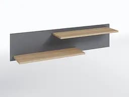 Полка настенная Moreli T-4 1100x250x218 мм Антрацит/Дуб сонома (mo-t4-antracit-sonoma)