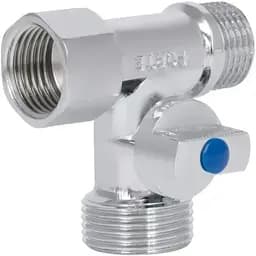 Кран кульовий приладовий Thermo Alliance Forte 1/2"Зх3/4"Зх1/2 В триходовий, PN40 SF186W152015