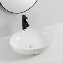 Умивальник накладний Mixxus Premium Ellipse-0102 515x400x130 мм MP6551, Білий - мініатюра 5