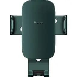 Автомобільний тримач холдер Baseus Metal AgeII Gravity Car Mount (Air Outlet Version) SUJS000006 Green - мініатюра 2