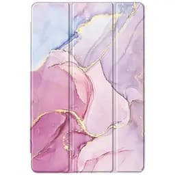 Чехол-книжка BeCover Soft Edge TPU с креплением для стилуса для Xiaomi Redmi Pad SE 8.7" Pink Marble (712576)