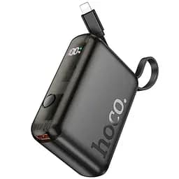 Портативна батарея Powerbank Hoco J139 Hero 22.5W+PD20W Cable Lightning 10000mAh Black