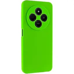 Чохол Ummi Lakshmi Silicone Cover Full Camera (AA) для Xiaomi Redmi 14C / Poco C75 Салатовий / Neon Green