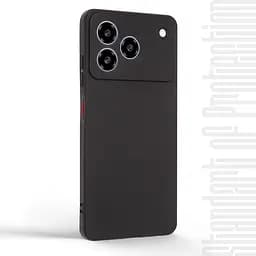 Чехол-накладка для смартфона ZTE Blade A76 4G, противоударный, силиконовый, термополиуретановый (ТПУ), с защитой камеры и корпуса, черный, защита всего корпуса, ArmorStandart (ARM87536) - мініатюра 2
