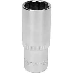 Головка торцева 12-гранна Yato подовжена квадрат 1/2" М= 24 мм L= 77 мм (YT-12946)