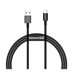 Кабель Baseus Superior Fast Charging USB to Type-C 66 W 1 m Black (CATYS-01) [67658]