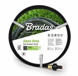Сочащийся шланг Bradas AQUA-DROP FLAT 1/2" – 7,5 м WADF1/2075
