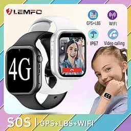 Смарт-годинник дитячі LEMFO K20 4G з камерою WI-FI GPS SIM-карта GEO паркан силіконовий ремінець White (16739) - мініатюра 2