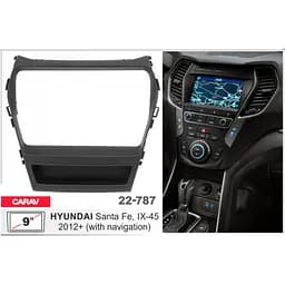 Перехідна рамка Hyundai Santa Fe Carav 22-787 - мініатюра 7