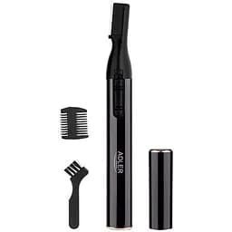 Тример для брів Adler AD 2934 з лезом із нержавіючої сталі та зручним корпусом для зберігання Black