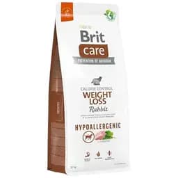 Сухой корм Brit Care Dog Hypoallergenic Weight Loss для собак с лишним весом, гипоаллергенный с кроликом, 12 кг