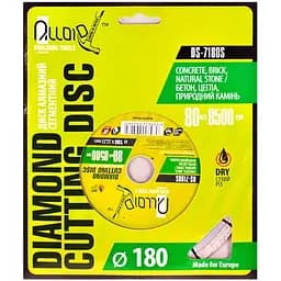 Диск алмазний Alloid Building Tools відрізний сегментний 180 мм (DS-7180S) - мініатюра 3