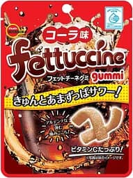 Жувальні цукерки Bourbon Fettuccine Gummy Cola зі смаком коли 50 г