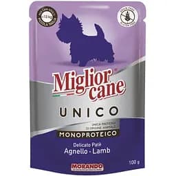 Вологий корм для собак Morando Migliorcane Unico паштет з ягняти 100 г