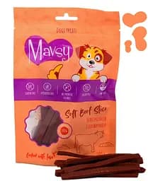 Ласощі Бефстроганов з яловичини для собак Mavsy-Soft Beef Slice 100 г