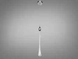 Потолочная люстра LED Diasha 3003/1HR, 3W, хром, современный стиль для коридора, гостиной, спальни, кухни