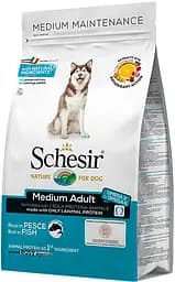 Сухой монопротеиновый корм для собак средних пород Schesir Dog Medium Adult Fish с рыбой 12 кг (8005852161086)