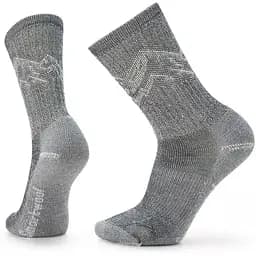 Носки Smartwool Classic Hike Light Cushion Mountain Pattern Crew Grey XL Smart Wool (1033-SW SW001644.001-XL)