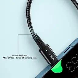 Кабель Essager Sunset USB Type C x USB Type C 100W 1m Black (EXCTT1-CG01) - мініатюра 6