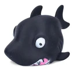Дитяча іграшка-антистрес Акула MS 4043(Black) з борошном, 10 см