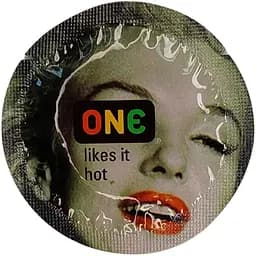 Презерватив One likes it hot Color Sensations розовый 1 шт.