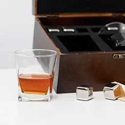 Подарунковий набір Whiskey Stones "Сталевий" №2 Baltic - мініатюра 5