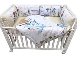 Дитячий набір Moontime у ліжечко "Паровозик"