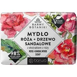 Мыло Barwa Barwy Botaniki Роза и сандал, 100 г