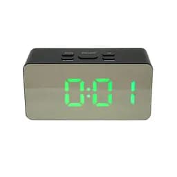 Годинник настільний електронний LED Mirror Clock DS-3658L дзеркальний годинник із термометром і будильником (ST) - мініатюра 7