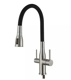 Смеситель для кухни Gappo с выходом для питьевой воды, с гибким изливом G4399-65