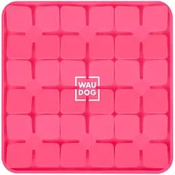Миска-коврик для собак и кошек Waudog Silicone для поиска корма 205х205х17 мм розовый