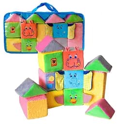 Детский мягконабивной Максиконструктор МС 090602-07, 12 элементов