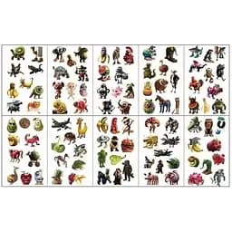 Дитячі тимчасові тату Fresh Tattoo Італійський брейнрот Italian-brainrot-tattoo-1, 12х7 см