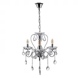 Люстра свеча Brille подвесная хрустальная E14 40W (BCL-669S/3)