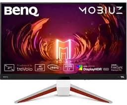 Монітор TFT 27" BenQ EX2710U, 4K UHD, IPS, 144Hz, 1 мс, 2хHDMI, DP, USB-hub, HAS, колонки, білий (9H.LKTLA.TBE) - мініатюра 9