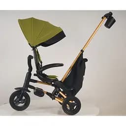 Велосипед складаний триколісний дитячий Qplay Nova+ Rubber Gold Mat (S700-13Nova+RubberGreenGo) - мініатюра 4